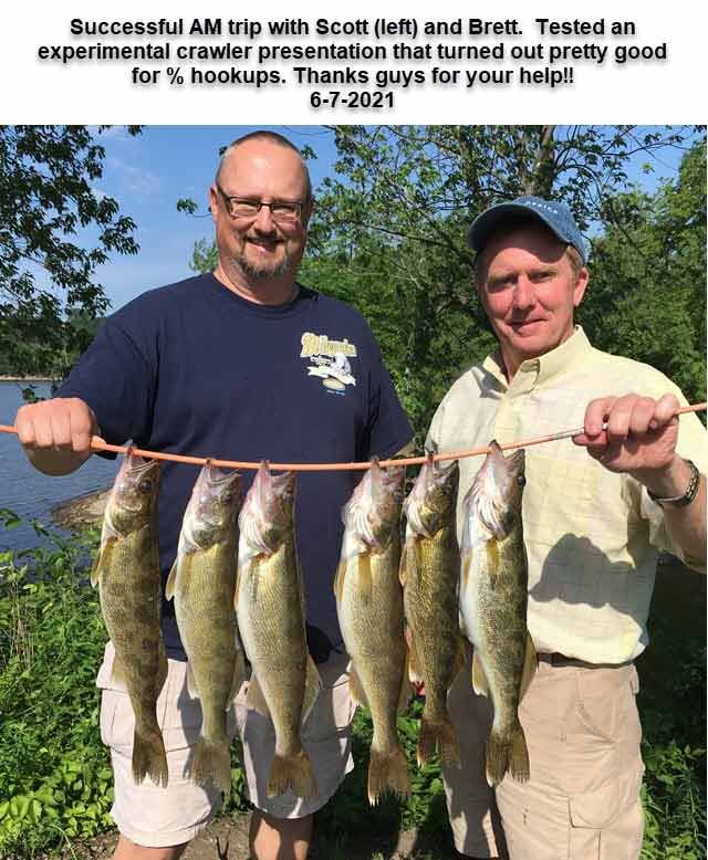 walleye guide St. Croix River WI