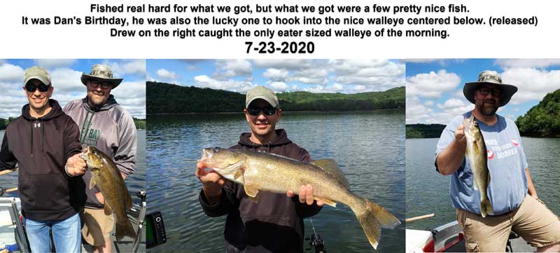 nice walleye - guided fishing trip