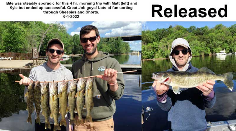 walleye guide St. Croix river WI